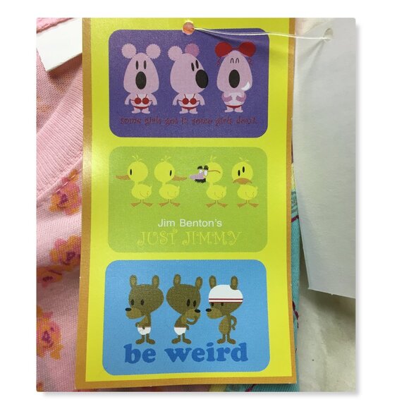 Y2K JUST JIMMY Jim Benton T Shirt Pink Some Chicks Got It NOS Jr Junior Sizes - Picture 8 of 9